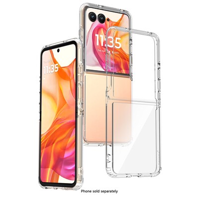 SaharaCase Venture Series Phone Case for Motorola Razr Ultra, Shock Absorbing, Clear (CP00849)