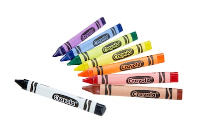 Crayola Washable Triangular Crayon, Assorted Colors, 8/Pack (81-1460)