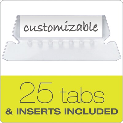 Pendaflex Recycled Hanging File Folders, 1/5 Tab, Letter Size, Blue, 25/Box (81603)
