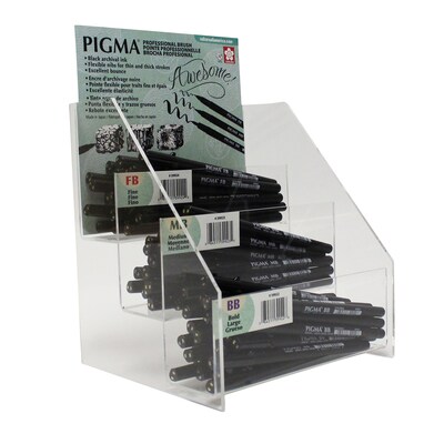 Sakura Pigma Professional Brush Pen, Black, 72/Pack (SAK50029)