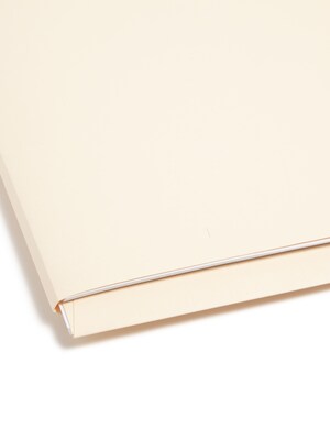 Smead Recycled Reinforced Classification Folder, 3/4" Expansion, Letter Size, Manila, 50/Box (34101)
