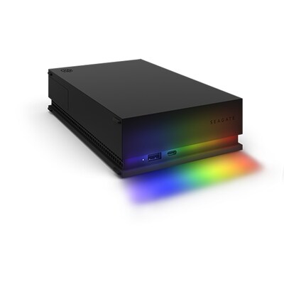 Seagate FireCuda 8TB External USB 3.2 Desktop Gaming Hard Drive, Black (STKK8000400)
