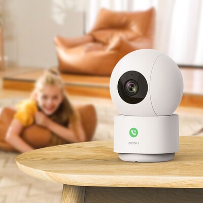 aosu Wireless Smart Security Camera, White (C2E2BH11)