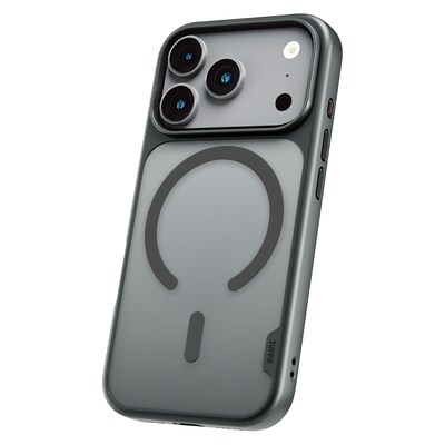 TUFF8 GlideGuard MagSafe Phone Case for iPhone 18 Pro with XYST Extendable Dash Mount, Smoke Black/Black (KITLIBBWR18PR02)