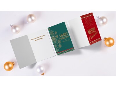 Better Office Christmas Cards, 5" x 7", 50/Pack (64654-50PK)