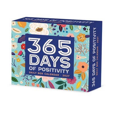 2027 Willow Creek 365 Days of Positivity 6.2 x 5.4 Daily Day-to-Day Calendar, Assorted Colors (63170)