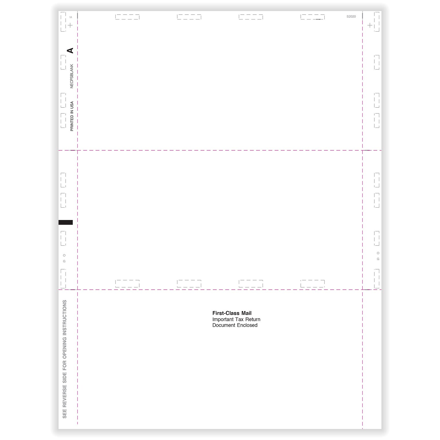ComplyRight 2025 1099-NEC Tax Form, 3-Up, 500/Pack (NEC5501B)