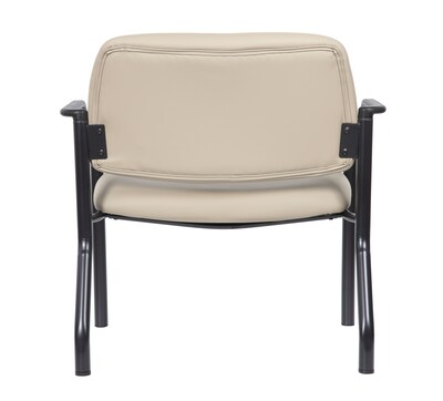 Boss Office Products Bariatric Vinyl Guest Chair, 500 lb. Capacity, Beige (B9591AM-BG-500)