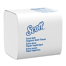 Scott Cotton Z-Fold Toilet Paper, 2-ply, White, 250 Sheets/Pack, 36 Packs/Carton (48280)