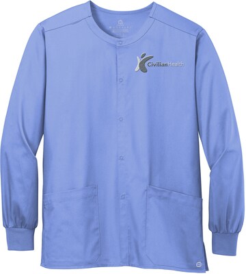 WINK UNISEXX WORKFLEX SNAP-FRONT SCRUB JACKET