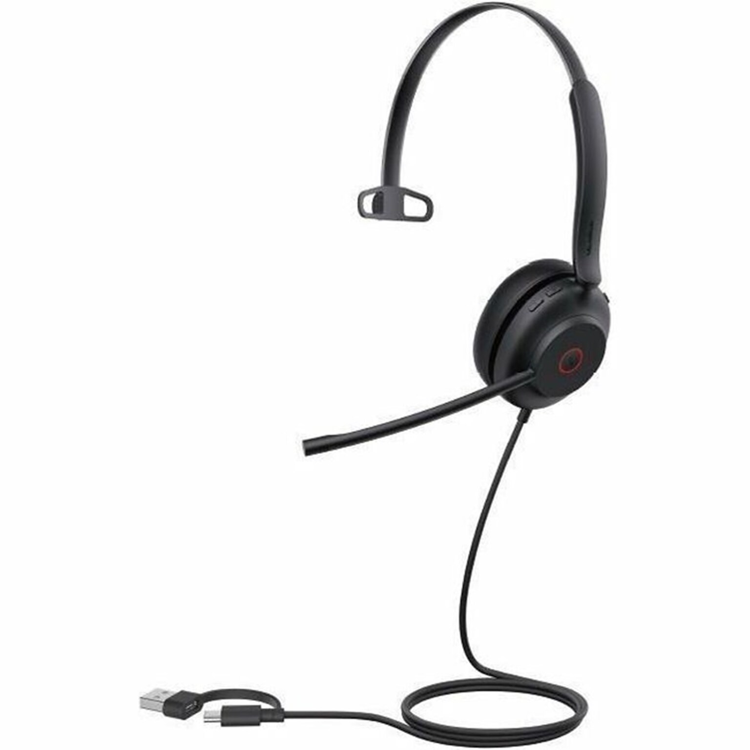 YeaLink UH35 Mono USB-C/A USB-C Noise Canceling Bluetooth Mono Deskphone Headset, UC Certified (1308166)