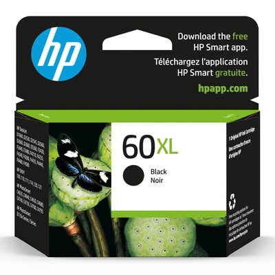 HP 60XL Black High Yield Ink Cartridge (CC641WN#140)