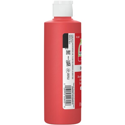 Apple Barrel Acrylic Paint Matte, 8oz., Crimson, 6/Pack (APP2605E-6)