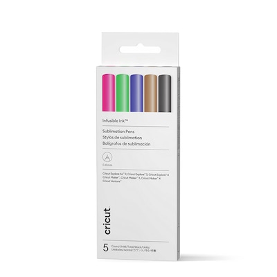 Cricut Basics Infusible Ink Sublimation Pen, Fine Point, 0.4mm, 5/Pack (2012164)