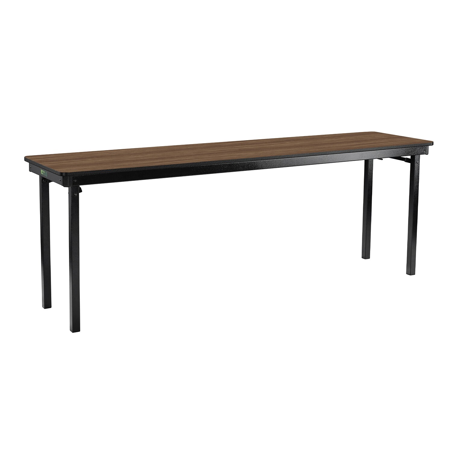 National Public Seating MSFT Series 18 x 96 Laminate Folding Table, Pinnacle Walnut (MSFT1896MDPEPN)
