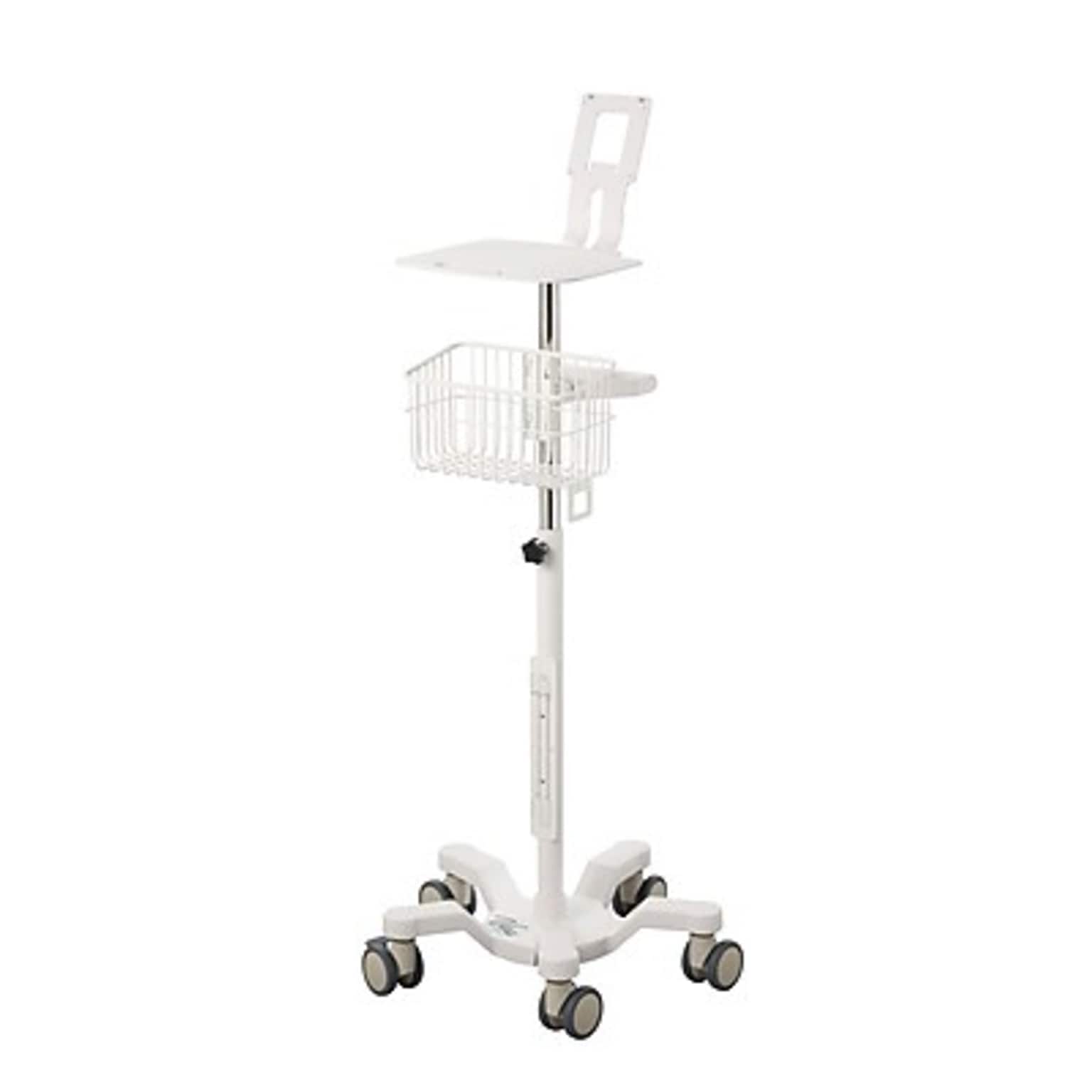 Viva Comfort Welch Allyn Connex Spot Monitor Adjustable Mobile Stand with Work Surface, White (ADI912-C-MP-02-MK)