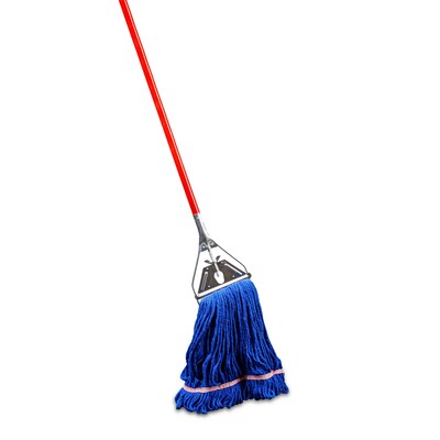 Libman String Mop Head, #24, Blue 6/Carton (0968006)