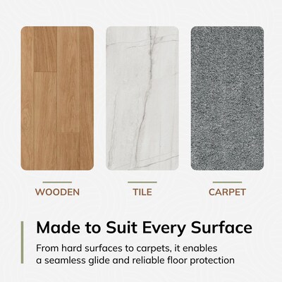 Anji Mountain Rug'd Carpet & Hard Floor Chair Mat, 40" x 54", Marina Morning AMB9046-4054)