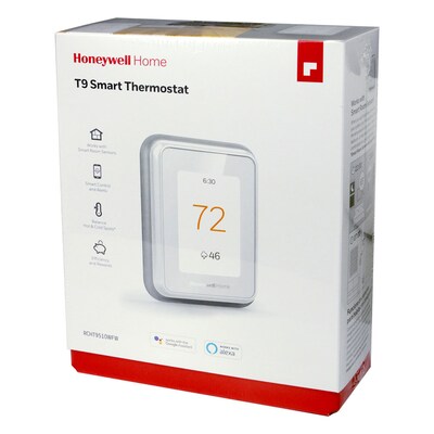 Honeywell Home T9 Smart Thermostat with Smart Room Sensors (RCHT9510WFW2001/W)