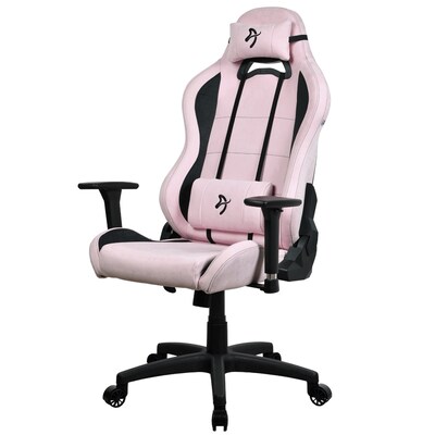 Arozzi Torretta Supersoft Microfiber Ergonomic Racing Gaming Chair, Pink (TORRETTA-SPSF-PNK)