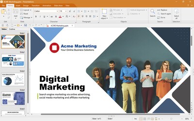 SoftMaker Office Professional 2024 for 5 Devices, Windows/macOS/Linux, Download (BN-0016-E)