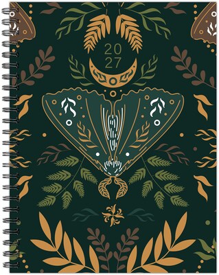 2027 Willow Creek Lunar Flight 6.5 x 8.5 Calendar Year Weekly & Monthly Standard Planner, Assorted Colors (66829)