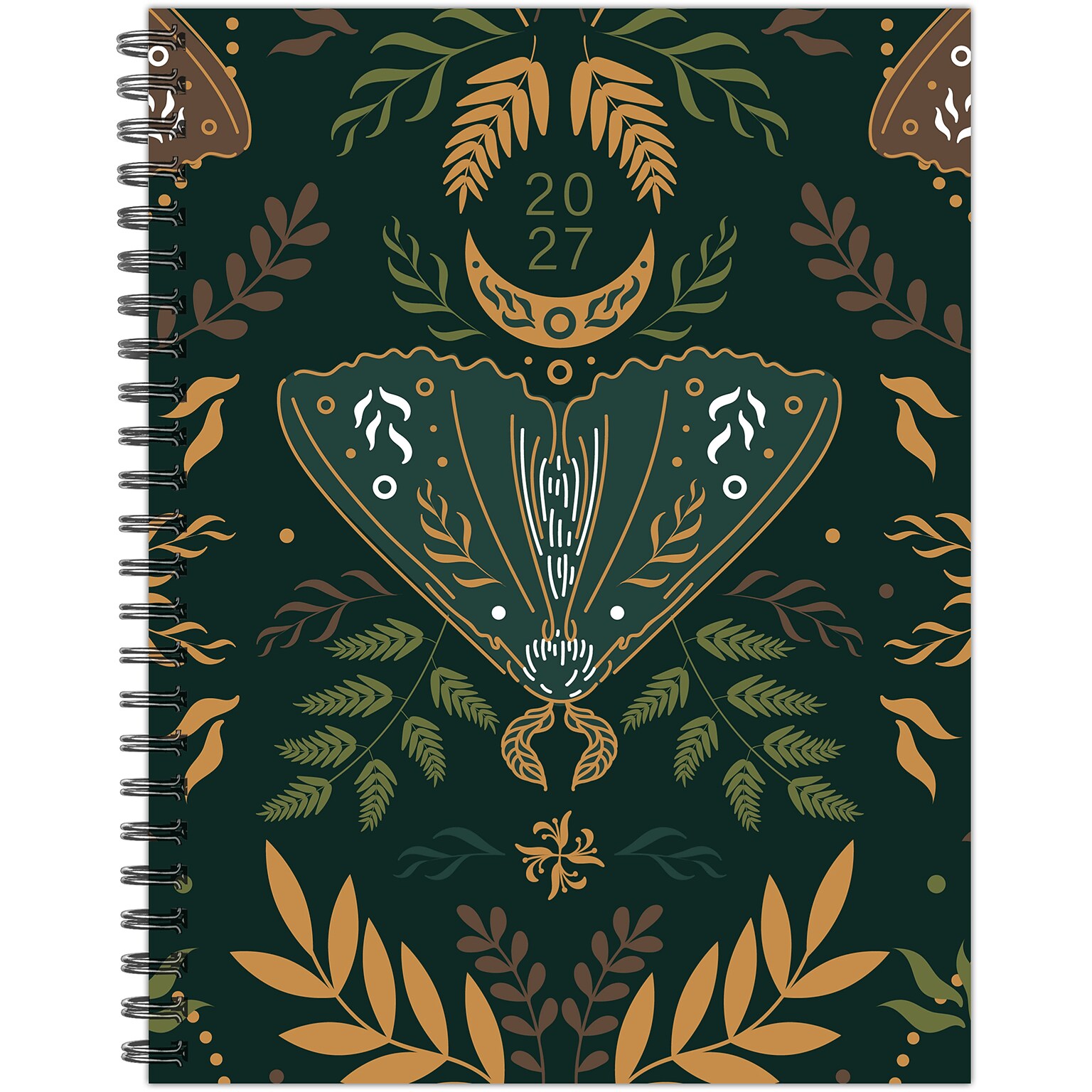 2027 Willow Creek Lunar Flight 6.5 x 8.5 Calendar Year Weekly & Monthly Standard Planner, Assorted Colors (66829)