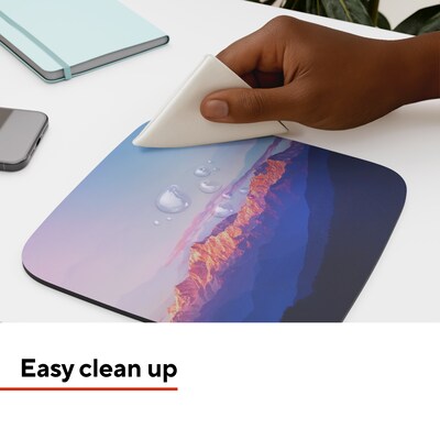 Staples TECH Non-Skid Mouse Pad, MOUNTAIN SUNRISE (ST63282)