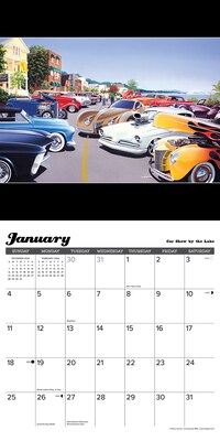 2026 Willow Creek Classic Cruisin' & Chrome 12" x 12" Monthly Wall Calendar (50743)