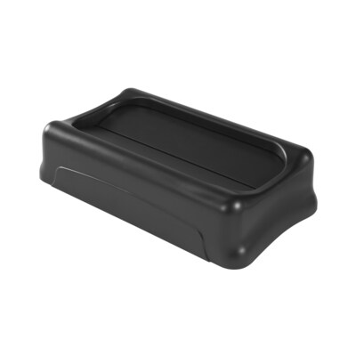 Rubbermaid Slim Jim Indoor Lid, Black Plastic, 23 Gal. (FG267360BLA)