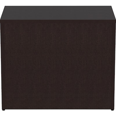 Lorell Essentials Series 29.5" Storage Cabinet With 2-Doors, Espresso (LLR18226)
