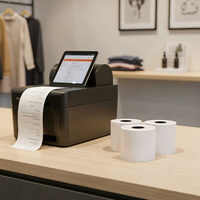 Staples Thermal Paper Rolls, 2 1/4 x 80, BPA Free, 10/Pack (452175)