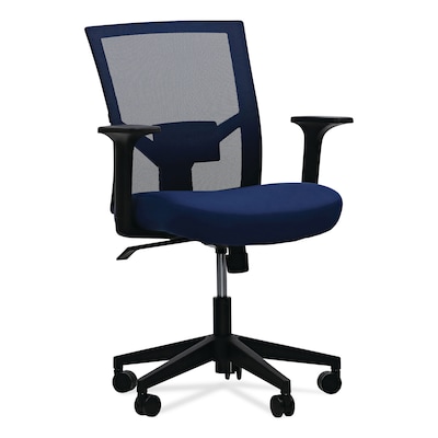 Alera® Fixed Arm Fabric Task Chair, Navy (ALEWS42B27)