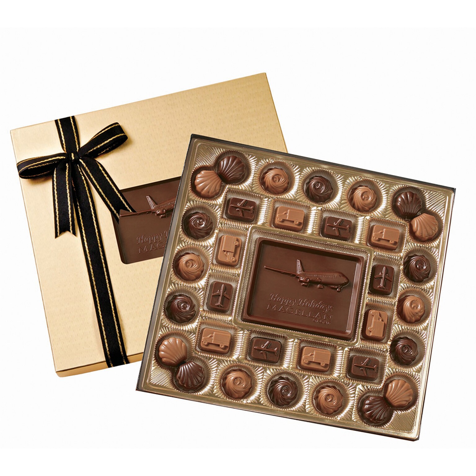 Single Medium Custom Chocolate Delights Gift Box