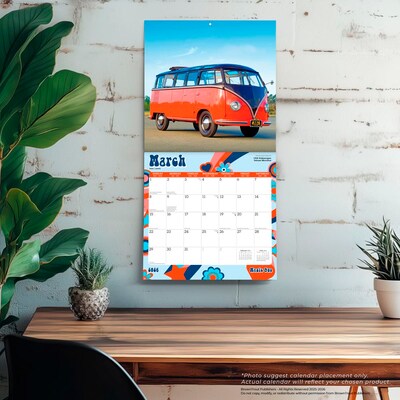 2026 BrownTrout Magic Bus 12" x 12" Monthly Wall Calendar (9798330704422)