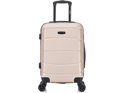 DUKAP Sense 21.45 Hardside Suitcase, 4-Wheeled Spinner, Champagne (DKSEN00S-CHA)