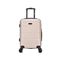DUKAP SENSE Polycarbonate/ABS Carry-On Suitcase, Champagne (DKSEN00S-CHA)