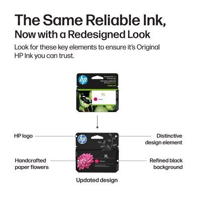 HP 962XL Magenta High Yield Ink Cartridge, Prints Up to 1,600 Pages (3JA01AN#140)