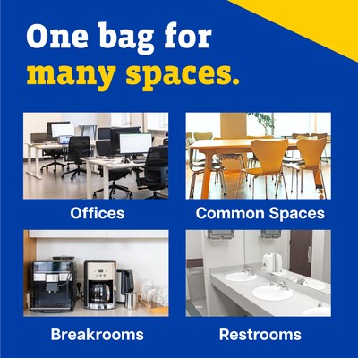 Glad ForceFlex Tall 13 Gallon Drawstring Kitchen Trash Bag, White, 400 Total Bags (78526)