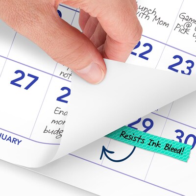 2027 AT-A-GLANCE 6.5 x 7.5 Monthly Wall Calendar, White/Purple (PM5-28-27)