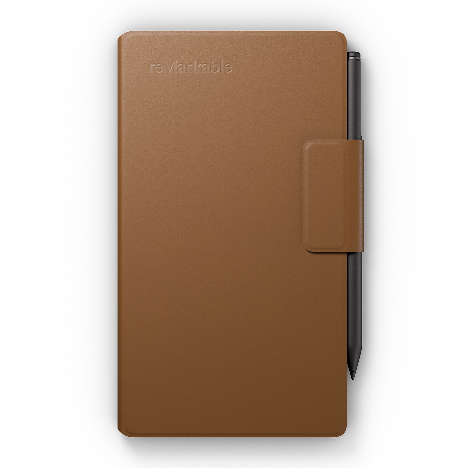 reMarkable Premium Leather Book Folio for 7.3 Paper Pro Move Paper Tablet, Brown (RM11A-1005NW)