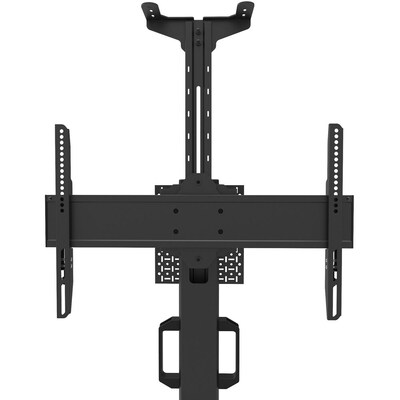 Kanto MPC77 Adjustable Cart, Up to 80" Monitor, Black (MPC77)