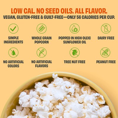 Poptime Avo White Cheddar Popcorn, 1 oz., 24/Pack (220-02885)