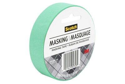 Scotch® Expressions Masking Tape, .94 x 20 yds., Mint Green (3437-MNT)