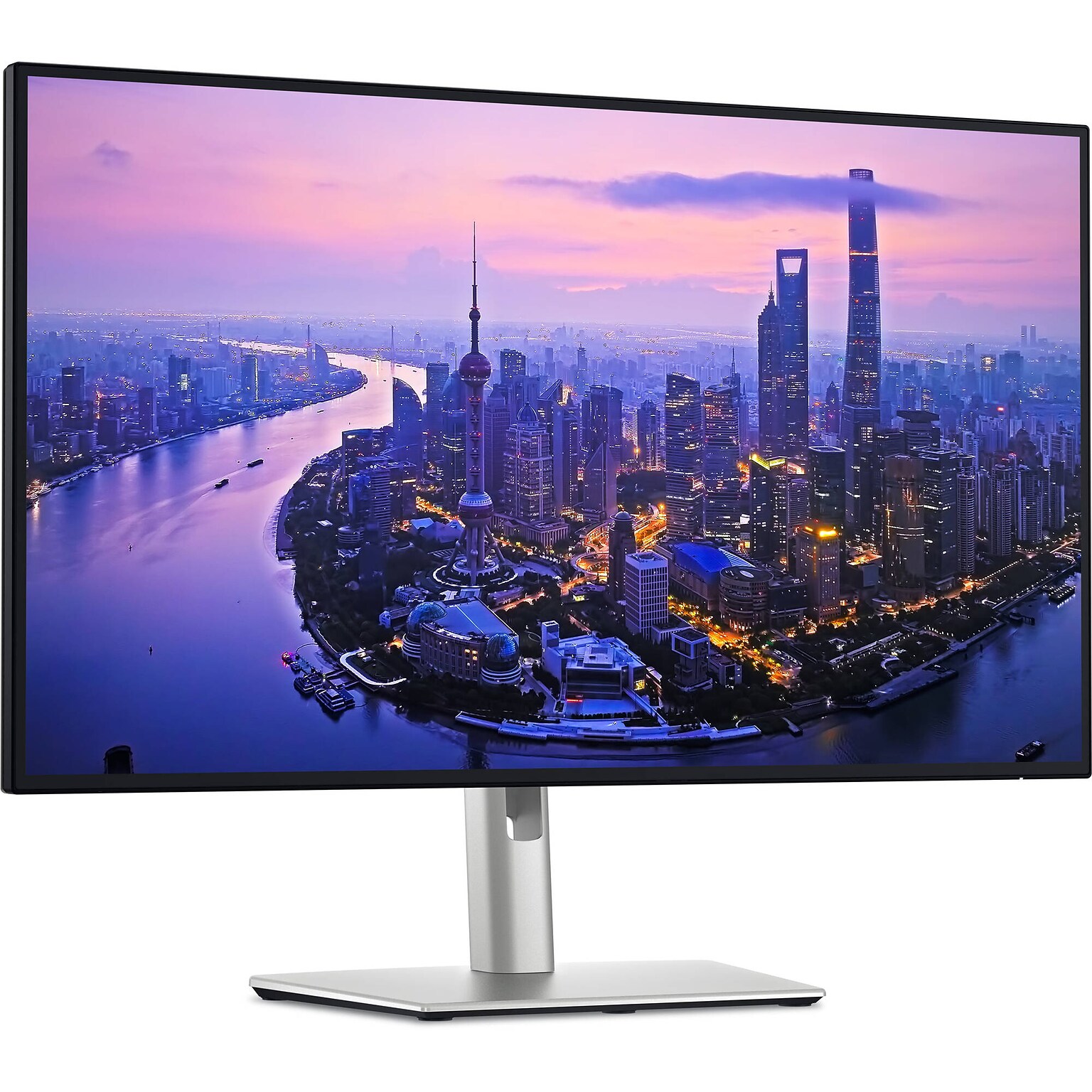 Dell UltraSharp 27 4K UHD LCD Adaptive-Sync Monitor, HDR10, Height Adjustable, Universal Docking Station, Silver (DELL-U2725QE)