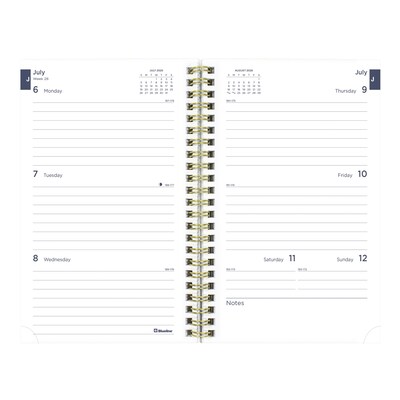 2026-2027 Blueline Academic 8 x 5 Weekly & Monthly Planner, Poly Cover, Splash Waterfalls  (CA114PI.02)