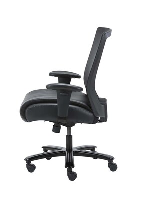 Boss Office Products Bariatric LeatherPlus Mesh Chair, Black (B699-BK)