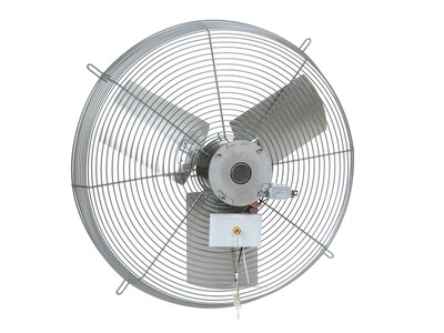 TPI Corporation CE-D 24 Wall Fan, 2-Speed, Silver (07984802)