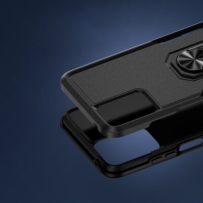 SaharaCase Raider Series Rugged Case for Motorola G Power 5G (2024), Shock Absorbing, Scorpion Black (CP00563)