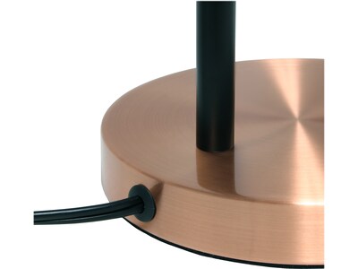 Lalia Home Studio Loft Table Lamp, Rose Gold/Black (LHT-4001-RG)